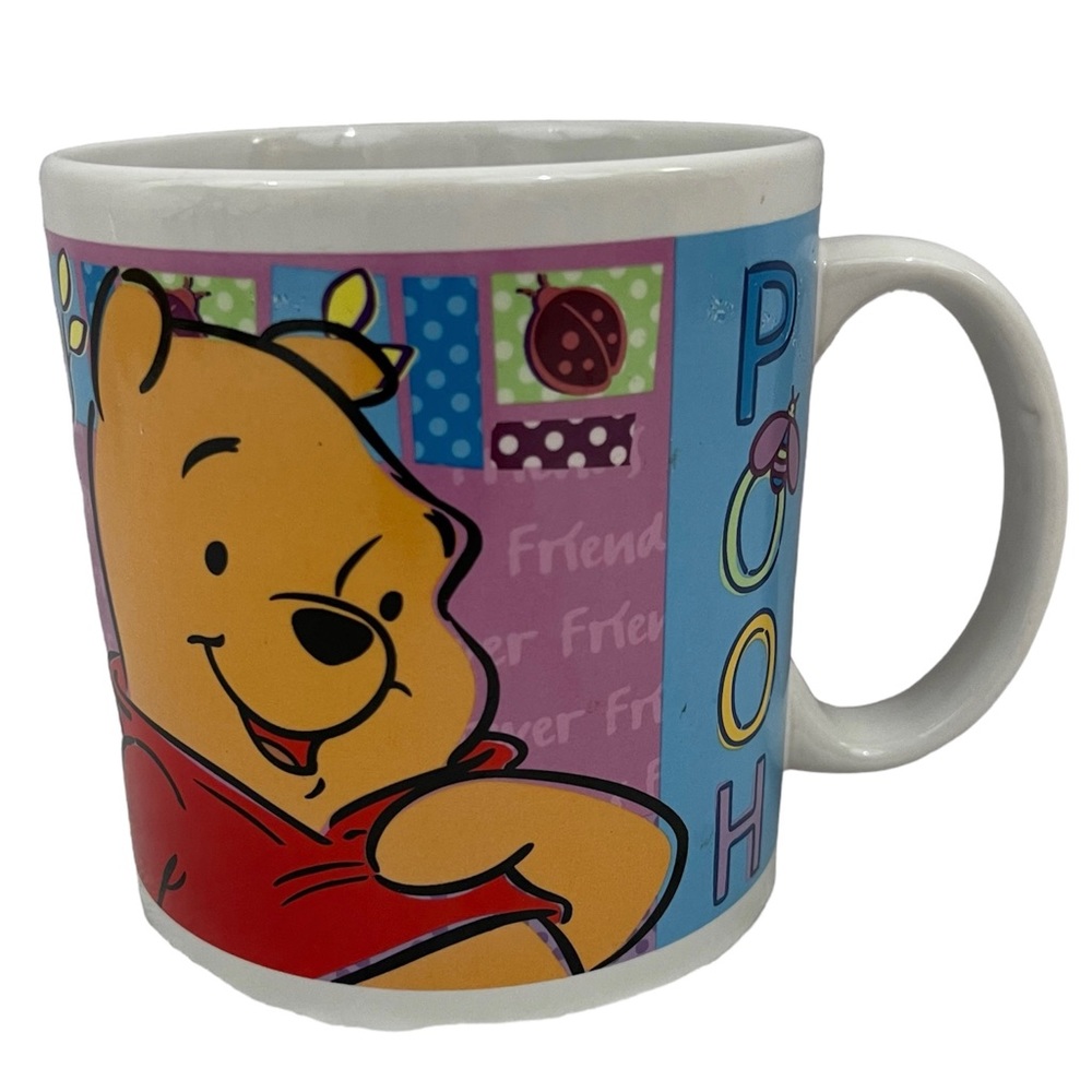 Disney Winnie the Pooh and Friends Large Mug - “Friends Forever”